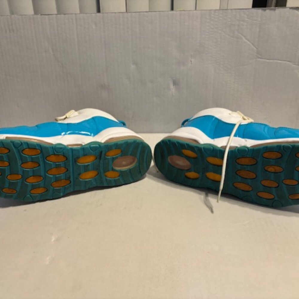 NIKE air max uptempo 95 size 10 white blue fury - Picture 4 of 7